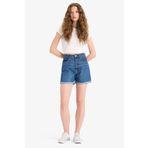 DeFacto Mom Fit Yüksek Bel Paçası Katlamalı Fit Jean Şort E0924ax25sm