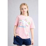 DeFacto My Melody Relax Fit Bisiklet Yaka Kısa Kollu Tişört Kız Çocuk H3483A826HS - Pembe - 11 - 12 Yaş