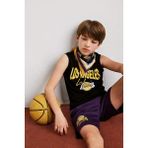 DeFacto NBA Los Angeles Lakers Bisiklet Yaka Atlet Erkek Çocuk H2955A826HS - 7 - 8 Yaş - Siyah-BK81