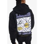 DeFacto NBA Los Angeles Lakers Oversize Geniş Kalıp Kapüşonlu Kalın Sweatshirt D8489AX25SP