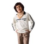 DeFacto New Regular Fit Apaş Yaka Slogan Baskılı Uzun Kollu Polo Tişört Erkek Çocuk, 8-9 Yaş, G8016A826SP, Ekru-ER232, erkek-çocuk