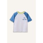 DeFacto Overshırt Fıt Slogan Baskılı Kısa Kollu Tişört Erkek Bebek H5246A526SM