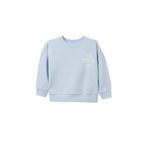 DeFacto Oversize Baskılı Sweatshirt Erkek Bebek, 4-5 Yaş, D7905A526SP, Mavi-BE177, erkek-bebek