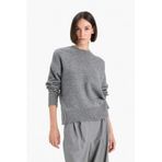 Defacto Oversize Bisiklet Yaka Triko Kazak, 2XL, F3895AX25WN, Antrasit-AR104, Kadın, XXL