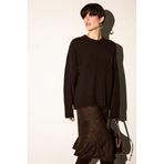 DeFacto Oversize Bisiklet Yaka Triko Kazak, M, F3895AX25WN, Kahve-BN214, Kadın