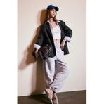 DeFacto Oversıze Blazer Ceket Gri, 38, G8900AX26SP, Gri-GR394, Kadın