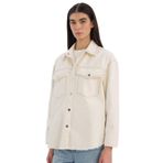 DeFacto Oversize Cepli Püsküllü Ceket, L, D5266AX24AU, Ekru-ER118, Kadın