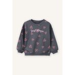 DeFacto Oversıze Desenli Sweatshırt Kız Bebek G7502A526SP