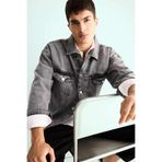 Defacto Oversize Düğmeli Denim Ceket, 2XL, F4736AX25AU, Gri-NM18, Kadın, XXL