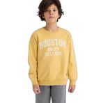 DeFacto Oversize Geniş Kalıp Baskılı Sweatshirt Erkek Çocuk, 5/6 Yaş (116cm), G6170A826SP, Sarı, erkek-çocuk