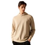 DeFacto Oversize Geniş Kalıp Kapüşonlu Kapitone Sweatshirt, L, B6492AX24SP, Bej-BG779, erkek
