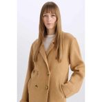 Defacto Oversize Kruvaze Ceket, M, K9002AZ24WN, Bej, Kadın