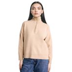 DeFacto Oversıze Polo Yaka Kazak Bej, M, H2329AX26SP, Bej-BG474, Kadın