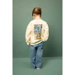 DeFacto Oversize Sırt Baskılı Sweatshirt Erkek Bebek, 9-12 Ay, G7485A526SP, Ekru-ER78, erkek-bebek