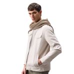 DeFacto Pamuk Gömlek Yaka Mont Bej, 2XL, D6332AX25SP, Bej-BG802, Erkek