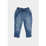 DeFacto Paperbag Düz Paça Jean Pantolon Kız Bebek D1532A524AU