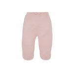 DeFacto Patikli Beli Lastikli Basic Düz Triko Pantolon Kız Bebek, 3-6 AY, C9758A524WN, Mor-PR345, Kız bebek