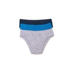 DeFacto Penye 3'lü Slip Külot Erkek Çocuk, 2/3 Yaş (98cm), G8560A826SP, Mavi, Erkek Çocuklar