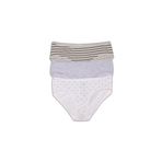 DeFacto Penye 3'lü Slip Külot Kız Çocuk, 9-10 Yaş, G8526A826SP, Gri-GR94, kız-çocuk