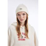 DeFacto R7539AZ24WN Dokuma Kışlık Kadın Beresi