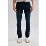 DeFacto R8791AZ23AU NM83 Pedro Slim Fit Dar Kalıp Normal Bel Dar Paça Erkek Jean Pantolon