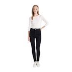 DeFacto Rebeca Skinny Fit Normal Bel Bilek Boy Jean Pantolon, 32, C7610AX24AU, Siyah-NM40, Kadın