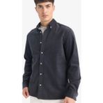 DeFacto Regular Fit %100 Pamuk Kadife Gömlek E9024AX25WN - S - Antrasit-AR9