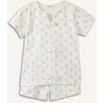 DeFacto Regular Fit 2'li Pijama Takımı Kız Çocuk H5755A826SM - Ekru-ER105 - 11 - 12 Yaş