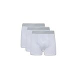 DeFacto Regular Fit 3'lü Boxer, 3XL, G8561AX26SP, Beyaz-WT34, erkek