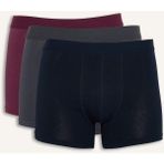 DeFacto Regular Fit 3'lü Boxer E0023AX26SP - Mor-PR102 - XL