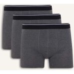 DeFacto Regular Fit 3'lü Boxer G9218AX26SP - Gri-GR400 - M