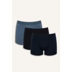 DeFacto Regular Fit 3'lü Boxer G9355AX26SP - Lacivert-NV135 - XL