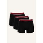 DeFacto Regular Fit 3'lü Boxer G9363AX26SP - Siyah-BK81 - 2XL