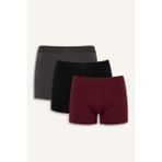 DeFacto Regular Fit 3'lü Boxer G9364AX26SP - Siyah-BK50 - XL