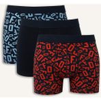 DeFacto Regular Fit 3'lü Boxer H3432AX26SP - Lacivert-NV135 - XL