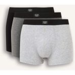 DeFacto Regular Fit 3'lü Boxer K7635AZ25AU - XL - Siyah-BK27