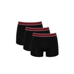 DeFacto Regular Fit 3'lü Boxer, L, G9363AX26SP, Siyah-BK81, erkek