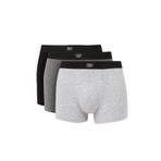 DeFacto Regular Fit 3'lü Boxer, S, K7635AZ24AU, Siyah-BK27, erkek
