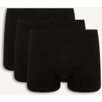 DeFacto Regular Fit 3'lü Boxer Set H3645AX26SP - Siyah-BK81 - 3XL