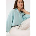 DeFacto Regular Fit Apaş Yaka Baisc Düz Uzun Kollu Gömlek E5946AX25SP - 3XL - Turkuaz