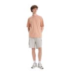 DeFacto Regular Fit Beli Bağcıklı Kargo Cepli Şort, XS, D9494AX25SM, Gri-GR503, Erkek