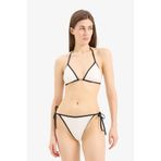 DeFacto Regular Fit Bikini Altı Fall in Love Beyaz, S, D4051AX25HS, Beyaz-WT16, Kadın