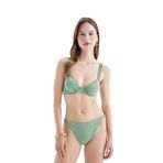 DeFacto Regular Fit Bikini Altı Fall in Love Yeşil, XS, D2646AX24HS, Yeşil-GN320, Kadın