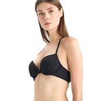 DeFacto Regular Fit Bikini Üstü Fall in Love Siyah, XL, Z4337AZ24SM, Siyah-BK81, Kadın
