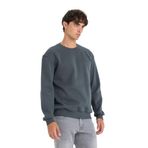 DeFacto Regular Fit Bisiklet Yaka Basic Düz Kalın Sweatshirt, M, T3777AZ25AU, Antrasit-AR184, erkek