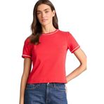 DeFacto Regular Fit Bisiklet Yaka Basic Düz Kısa Kollu Tişört, L, G8521AX26SP, Kırmızı-RD286, Erkek