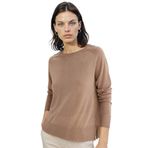 DeFacto Regular Fit Bisiklet Yaka Kazak, 3XL, C6818AX24WN, Bej-BG314, Kadın