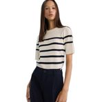 DeFacto Regular Fit Bisiklet Yaka Kazak, XL, G1984AX26SP, Ekru, Kadın