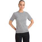 DeFacto Regular Fit Bisiklet Yaka Triko Kazak, S, E6810AX25AU, Gri-GR456, Kadın