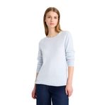 DeFacto Regular Fit Bisiklet Yaka Triko Kazak, XS, F7091AZ25WN, Mavi-BE738, Kadın